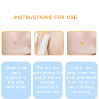 Patchs Hydrocolloïdes Anti-Acné au Design Chat Mignon, Autocollants Colorés et Adorables pour le Soin des Boutons Faciaux