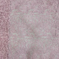 Tissu de dentelle de mariée de luxe brodé de haute qualité, tissé, avec des perles et des paillettes, pour robes de mariée, textiles de maison, 100% polyester
