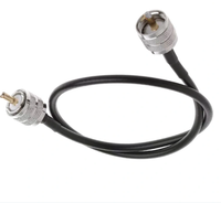 Câble coaxial UHF N BNC 50 OHM RG8 LSR400 à faible perte