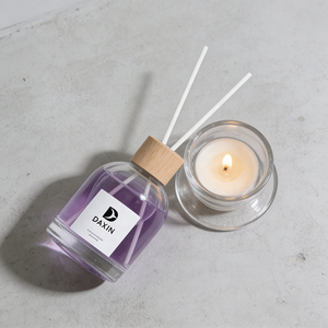 Bouteille diffuseur de parfum en verre transparent rond personnalisée de 50 ml, 100 ml, 150 ml pour huiles essentielles et parfums d'intérieur - Product Image 3