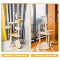 Serviette Interactive pour chat, jouets en bois à la mode, Design personnalisé pour chat, matelas d'escalade, maison grattoir