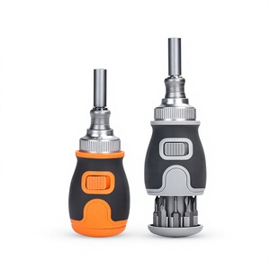 Ratcheting <b>Screwdriver</b> Set 8 In 1 Extendable With Phillips Bit Anti Slip Handle For Diy Repair Tools - Product Image 2