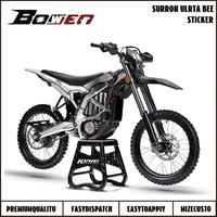 Kit d'autocollants personnalisés Surron Ultra Bee, graphiques en vinyle, autocollant de protection de carrosserie, protection de panneau de moto, accessoires pour moto électrique tout-terrain