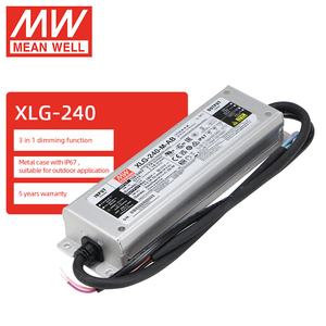 Meanwell светодиодный блок питания XLG-240-L водонепроницаемый 0-10В цифровой интерфейс освещения, затемнения светодиодный драйвер 240W 137v 700mA для уличных светодиодных осветительных полос - Product Image 1