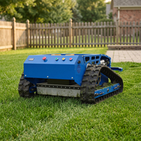Prix de gros LUXIN 550 CE EPA Mini-tracteur robotisé à braquage zéro personnalisé, Tondeuse à gazon intelligente télécommandée à essence