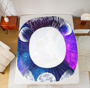 Ensemble de literie personnalisé avec motif du drapeau de Porto Rico, <span class=keywords><strong>1</strong></span> drap-housse, <span class=keywords><strong>1</strong></span> drap plat, 2 taies d'oreiller - Product Image 3