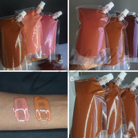 Vente en gros Maquillage des lèvres DIY Base de brillant à lèvres vegan rose naturel Base de brillant à lèvres claire de marque privée nue