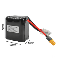 Batterie de drone FPV à semi-conducteurs INR21700-50PL 24V 5Ah 111Wh avec connecteur XT60, 1000 cycles pour alimentation électrique