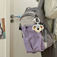 Sac à dos d'extérieur en nylon japonais color-block OEM/ODM avec poche à cordon en polyester, léger, pour étudiants et randonnée, grande capacité