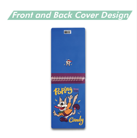 Cahier à spirales personnalisé pour l'école, couverture en papier personnalisable, papeterie de bureau pour étudiants