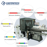 Machine automatique de coupe, dénudage et sertissage de fils EW-8075+1 avec machine d'insertion de joints, pour fils de 0,22 à 6 mm²