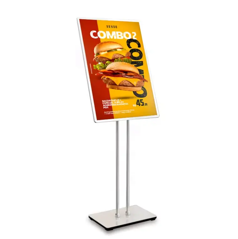 A2/A3/A4 Ultrathin Led Light Box Restaurant Menu Board Pictures Advertising Poster Slim Lightbox display stand