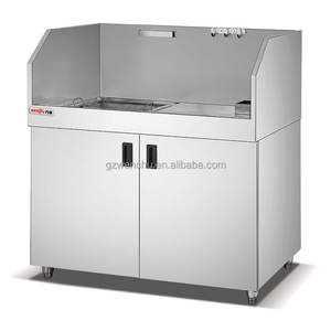 Mueble <span class=keywords><strong>de</strong></span> Cocina Eléctrico <span class=keywords><strong>de</strong></span> 1.2 Metros con Puerta Corredera, para Almacenar Alimentos y Utensilios, Mesa <span class=keywords><strong>de</strong></span> Trabajo para Restaurante, <span class=keywords><strong>de</strong></span> Una o Dos Puertas - Product Image 3