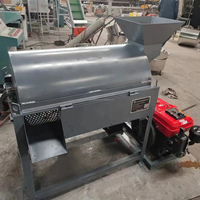 Petite machine de traitement des fibres de noix de coco, machine automatique de défibrage des noix de coco, machine de fabrication de fibres de coco