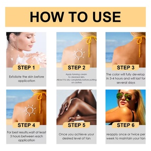 Gel bronzant intensif à la pêche douce, longue durée, bio et naturel, personnalisable, marque privée, le plus vendu - Product Image 3