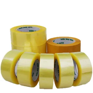 Wholesale sellotape 45mm-6mm self manufacturing clear self bopp packing adhesive tape Strong Bopp Tape