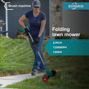 Cortadoras de Césped Retráctiles de Alta Calidad, Venta Directa de Fábrica, a Batería, 800W, para Uso en Jardín y Hogar, Versátiles - Product Image 4
