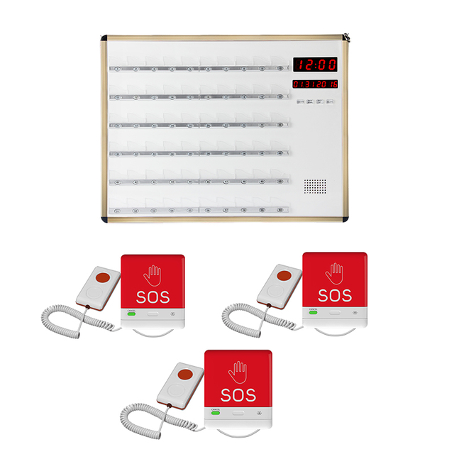 Hospital Wireless Patient Call Button Elderly SOS Alarm Emergency Nurse Call System