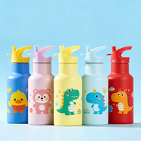 Termos de Grado Alimenticio de 500 ml, 600 ml, 750 ml, 1000 ml, Botella de Agua de Acero Inoxidable con Recubrimiento en Polvo