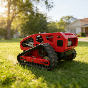 Bestselling Products Hot Sale New Design Self-propelled <b>Track</b> Lawn <b>Mower</b> Gasoline Automatic Small <b>Remote</b> <b>Control</b> Manufacturer - Product Image 3