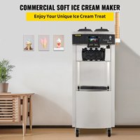 Stock d'entrepôt SIHAO de machine à crème glacée 8228H000, trois saveurs avec certification CE, machine à crème glacée
