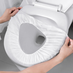 Disposable Toilet Seat Covers Non Woven Fabric Waterproof For Travel Hotel Maternity Use - Product Image 1