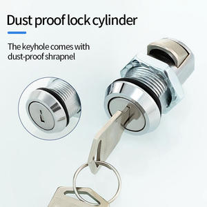 उच्च गुणवत्ता वाली बेलनाकार कुंजी अनलॉक स्विच कैबिनेट लॉक गेम मशीन नियंत्रण के लिए - Product Image 5