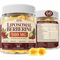 ODM OEM Berbérine Liposomale Végétalienne, Gommes, Complément Alimentaire Naturel et Sain pour Renforcer l'Immunité
