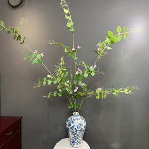 <span class=keywords><strong>Fiori</strong></span> Artificiali Realistici di Pisello Dolce in Tessuto, Decorazione Floreale di Alta Qualità Fatta <span class=keywords><strong>a</strong></span> Mano, Ornamento da Terra, Accessorio Fotografico per Ingresso e Tavolo da Pranzo - Product Image 2