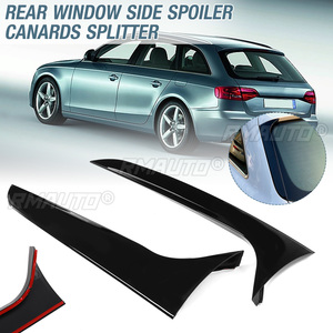 สปอยเลอร์ข้างกระจกหลังรถยนต์ 2 ชิ้น ปีกสปอยเลอร์ Canard Splitter สำหรับ Audi A4 B8 Allroad Avant 2009-2016 - Product Image 1