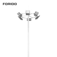 FORIDO – Nouvelle Lampe LED à Mât Haut à Prix Abordable, Éclairage de Mât en Aluminium IP66 pour Routes et Grands Stades de Football