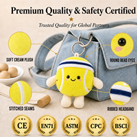 Porte-clés en peluche personnalisé en coton PP de haute qualité, personnage de mascotte d'événement sportif à grande échelle, poupée porte-clés personnalisable