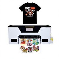 Mesin Cetak Kaos Manual A4 DTF Head EPS0N R1390/L1800 dengan Oven Tinta Pigment Garansi 1 Tahun