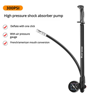 <span class=keywords><strong>Pompe</strong></span> à vélo à haute pression à embout américain et français, <span class=keywords><strong>pompe</strong></span> à air à haute pression 300 PSI - Product Image 2