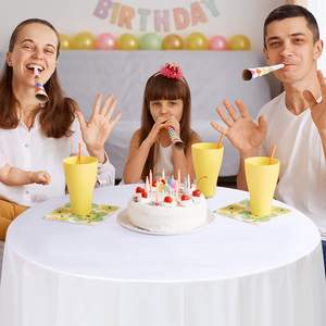 84 pollici tovaglia di plastica rotonda usa e getta tovaglia impermeabile tovaglia decorativa - Product Image 6