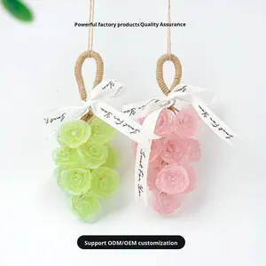 Savon Artisanal Écologique Transparent à la Rose et à l'Huile d'Olive, en Forme de Rose, avec Cordon, Petit Livre Rouge Souvenir, Blanchissant et Éclaircissant - Product Image 2