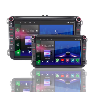 Nhà Máy Giá Rẻ Giá 8 inch 1 + 32/2 + 32GB 1280*720 IPS hỗ trợ không dây/có dây Carplay DSP RDS GPS <span class=keywords><strong>navigation</strong></span> 2 DIN Stereo Xe đài phát thanh - Product Image 3