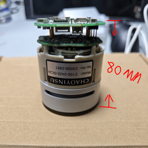 Moteur d'aspirateur Chaoyinsu C100-0420-DC24, moteur à courant continu 24V haute vitesse à balais pour la réparation d'appareils électroménagers - Product Image 3