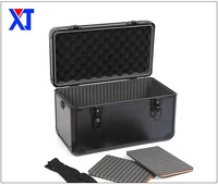 Personnalisé valise à outils en aluminium noir