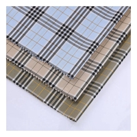 Tissu en coton au mètre tissu pour chemise à carreaux couleur unie fil de coton teint flanelle tissu à carreaux en coton vente en gros