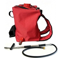 Sac à dos d'incendie personnalisé, résistant à l'usure, ergonomique, 20L, 20 litres, double couche, pour la lutte contre les incendies forestiers, en PVC, maille Oxford