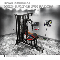 Machine de musculation commerciale multifonctionnelle pour entraînement de force, équipement de fitness en métal
