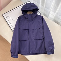 Veste de randonnée multifonction en nylon pour homme, style vintage rétro, coupe-vent imperméable pour le camping en plein air