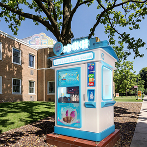 Tùy chỉnh hoàn toàn tự động kỹ thuật số màn hình cảm ứng Kem Máy bán hàng tự động nhà máy thông minh kem mềm với SDK chức năng - Product Image 1