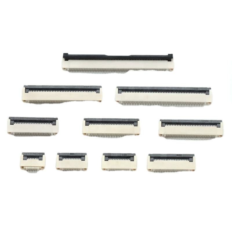 Locktype Fpc Connector FPC Connector Horizontal Back Flip-lock ZIF Type H2.0mm 4-60pin 0.5mm ...