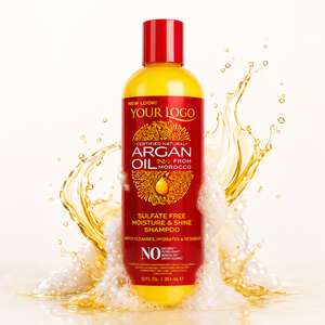 Bulk Supply Moroccan Argan Oil <b>Shampoo</b> <b>Moisture</b> and Shine Daily Cleanser for Dry Damaged Textured Hair Care - Product Image 1