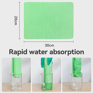 Serviettes Shammy absorbantes en microfibre pour nettoyage de cuisine pour animaux de compagnie avec emballage humide épaissir la <span class=keywords><strong>vaisselle</strong></span> chiffons PVA à séchage rapide et à séchage rapide - Product Image 3