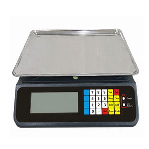 Báscula Electrónica Impermeable de 30 kg para Tiendas de Abarrotes, Báscula de Mostrador para Calcular Precios en el Mercado Minorista - Product Image 1