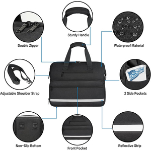 Bolsa Médica Impermeable de Gran Capacidad al por Mayor, Bolsa de Primeros Auxilios Clínica Portátil <span class=keywords><strong>para</strong></span> el Hogar con Muchos Bolsillos <span class=keywords><strong>para</strong></span> el Cuidado de <span class=keywords><strong>la</strong></span> Salud y Enfermería - Product Image 5
