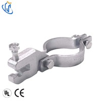 Support de suspension en boucle UTT20Q en acier au carbone pour la retenue sismique des conduites d'eau CVC dans les projets de bâtiments commerciaux